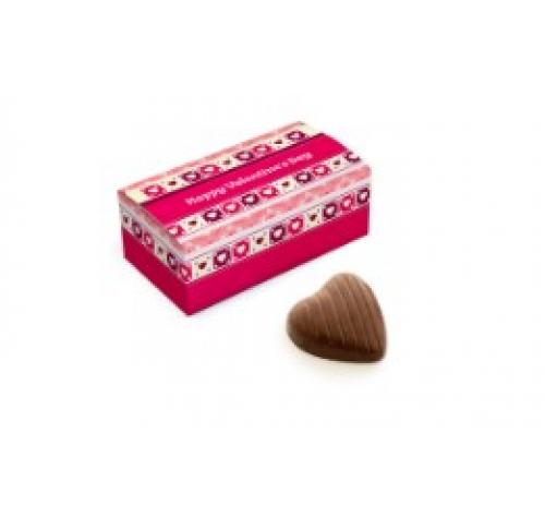 Chocolate Hearts 4 Heart Box Contains Belgian Milk Chocolate Hearts